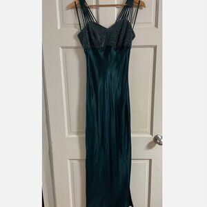 vintage 80/90s sparkle jewel tone glam mermaid dress
